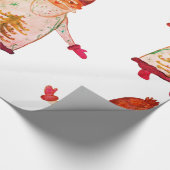 Papier nach Maß neu Jahr, Weihnachtsmann Geschenkpapier (Ecke)