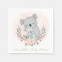 PAPIER NAPKIN : BABY KOALAS : BABY SHOWER