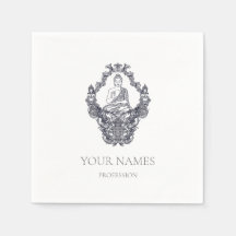 PAPIER NAPKIN: BUDDHA