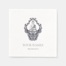PAPIER NAPKIN: BUDDHA SERVIETTE
