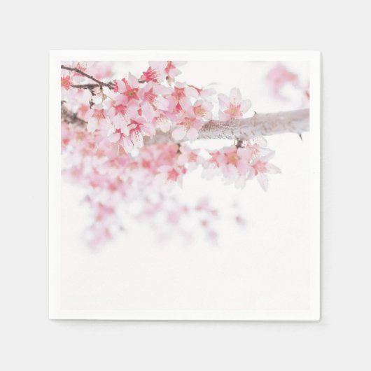 PAPIER NAPKIN: CHERRY BLOSSOM SERVIETTE (Vorderseite)
