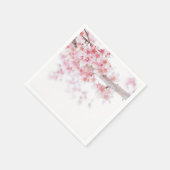 PAPIER NAPKIN: CHERRY BLOSSOM SERVIETTE (Ecke)