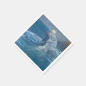 PAPIER NAPKIN : DAS MERMAID : HOWARD PYLE SERVIETTE (Ecke)
