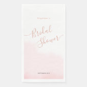 Papier Napkin für ein Brautparty. Serviette (Vorderseite)