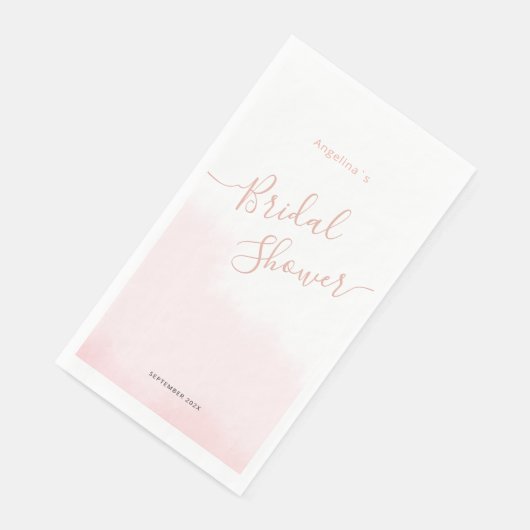 Papier Napkin für ein Brautparty. Serviette (Ecke)