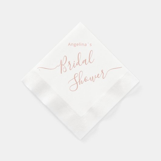 Papier Napkin für ein Brautparty. Serviette (Ecke)