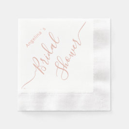 Papier Napkin für ein Brautparty. Serviette