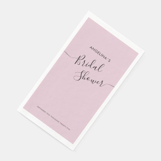 Papier Napkin für ein Brautparty. Serviette (Ecke)