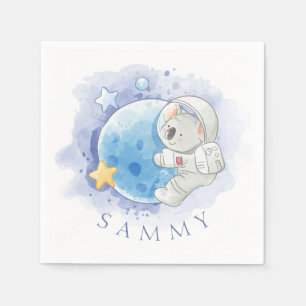 PAPIER NAPKIN: KOALA AUF DEM MUND SERVIETTE