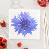 Papier Napkin mit blauer Kornblume Serviette (Beispiel)