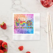 Papier Napkin mit Gleichberechtigung für die Liebe Serviette (Beispiel)