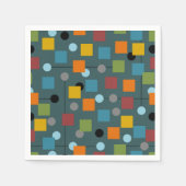 Papier Napkin - Mitte des Jahrhunderts modern 1,3 Serviette (Vorderseite)