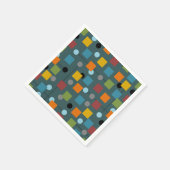 Papier Napkin - Mitte des Jahrhunderts modern 1,3  Serviette (Ecke)