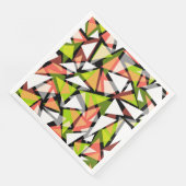 Papier Napkin Nahtlose geometrische Dreiecke Serviette (Ecke)