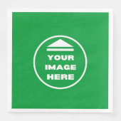 Papier Napkin - Personalisiert - Bild hinzufügen / Serviette (Vorderseite)