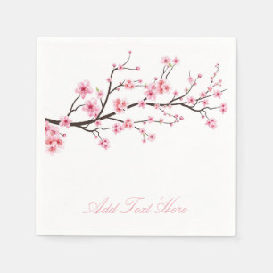 PAPIER NAPKIN: SAKURA BLOSSOMS SERVIETTE
