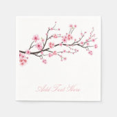 PAPIER NAPKIN: SAKURA-BLUMENTE SERVIETTE (Vorderseite)