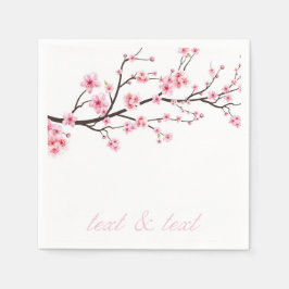 PAPIER NAPKIN : SAKURA CHERRY BLOSSOME SERVIETTE