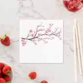 PAPIER NAPKIN : SAKURA CHERRY BLOSSOME SERVIETTE (Beispiel)