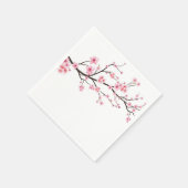 PAPIER NAPKIN : SAKURA CHERRY BLOSSOME SERVIETTE (Ecke)