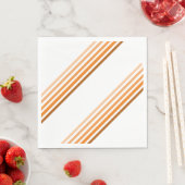 Papier Napkin - Schatten der orangen diagonalen St Serviette (Beispiel)