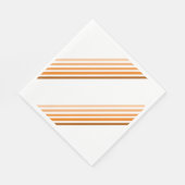 Papier Napkin - Schatten der orangen diagonalen St Serviette (Ecke)