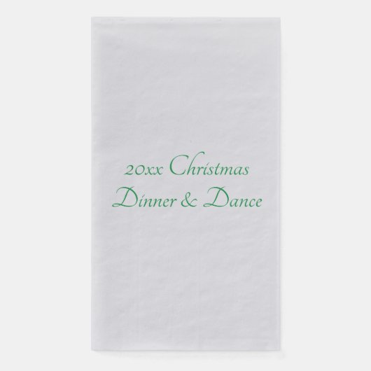 Papier Napkin Silver Handtuch Serviette (Vorderseite)