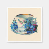 PAPIER NAPKIN: VINTAGES TEACUP SERVIETTE (Vorderseite)