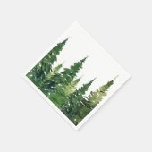 Papier Napkin - Wasserfarbenwald Serviette (Ecke)