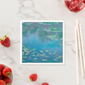 PAPIER NAPKIN: "WASSERLILIEN NACH MONET" SERVIETTE (Beispiel)