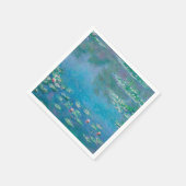 PAPIER NAPKIN: "WASSERLILIEN NACH MONET" SERVIETTE (Ecke)