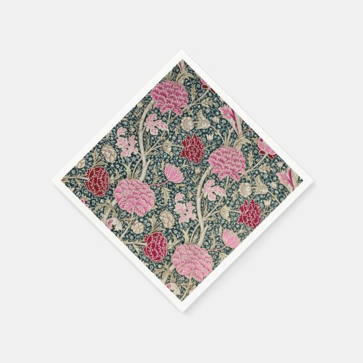 PAPIER NAPKIN : WILLIAM MORRIS : CRAY DESIGN SERVIETTE (Ecke)