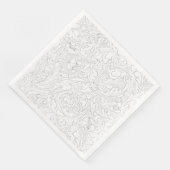 PAPIER NAPKIN : WILLIAM MORRIS : FLORAL DESIGN SERVIETTE (Ecke)