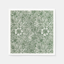 PAPIER NAPKIN : WILLIAM MORRIS : FLORALLE MARIGOLS