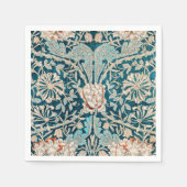 PAPIER NAPKIN : WILLIAM MORRIS : HONEYSUCKLE SERVIETTE (Vorderseite)