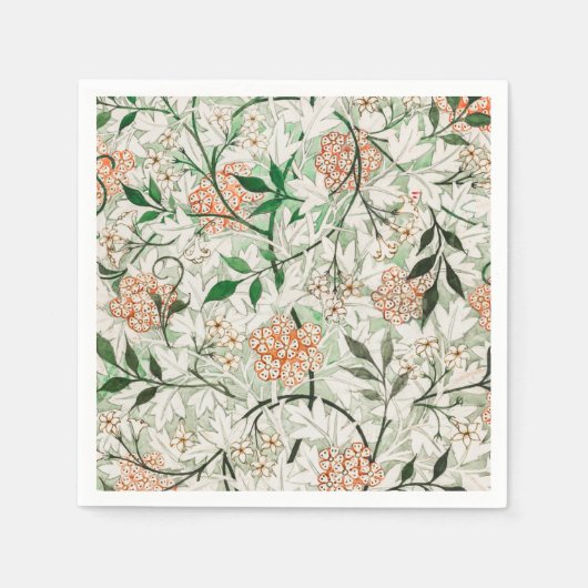 PAPIER NAPKIN : WILLIAM MORRIS: JASMINE SERVIETTE (Vorderseite)