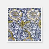 PAPIER NAPKIN : WILLIAM MORRIS : KENNET SERVIETTE (Vorderseite)