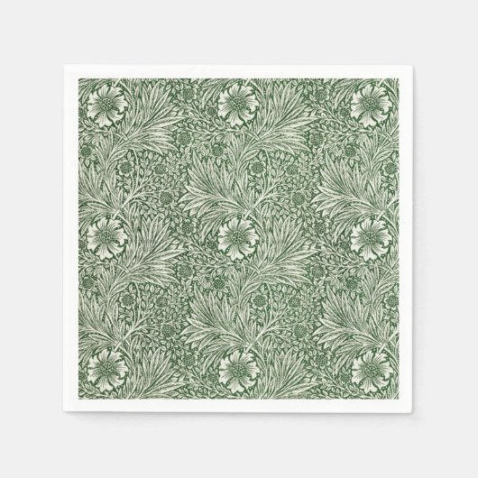 PAPIER NAPKIN : WILLIAM MORRIS: MARIGOLS SERVIETTE (Vorderseite)