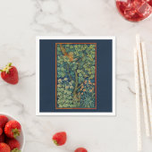 PAPIER NAPKIN : WILLIAM MORRIS : PHEASANT DESIGN SERVIETTE (Beispiel)