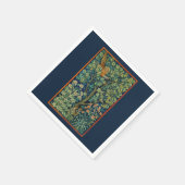 PAPIER NAPKIN : WILLIAM MORRIS : PHEASANT DESIGN SERVIETTE (Ecke)