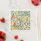 PAPIER NAPKIN : WILLIAM MORRIS : POMEGRANATE SERVIETTE (Beispiel)
