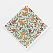 PAPIER NAPKIN : WILLIAM MORRIS:POMEGRANATE SERVIETTE (Ecke)