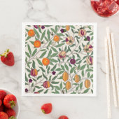 PAPIER NAPKIN : WILLIAM MORRIS:POMEGRANATE SERVIETTE (Beispiel)
