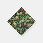 PAPIER NAPKIN : WILLIAM MORRIS : POMEGRANATE SERVIETTE (Ecke)