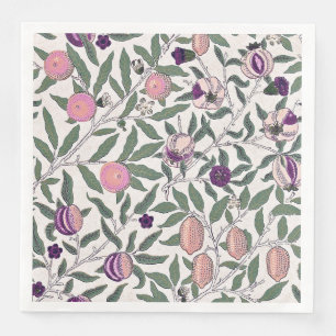 PAPIER NAPKIN: WILLIAM MORRIS: POMEGRANATES SERVIETTE