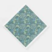 PAPIER NAPKIN : WILLIAM MORRIS : SEAWEED DESIGN SERVIETTE (Ecke)