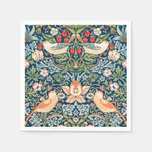 PAPIER NAPKIN: WILLIAM MORRIS STRAWBERRY THIEVES  SERVIETTE