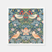 PAPIER NAPKIN : WILLIAM MORRIS STRAWBERRY THIEVY SERVIETTE (Vorderseite)