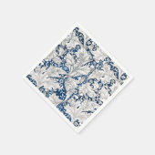 PAPIER NAPKIN : WILLIAM MORRIS : WALLFLOWER DESIGN SERVIETTE (Ecke)