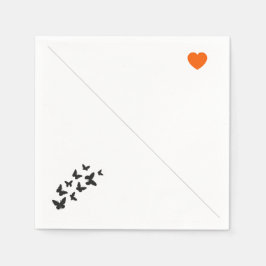 Papier Napkins, 4,75"l x 4,75"w Serviette